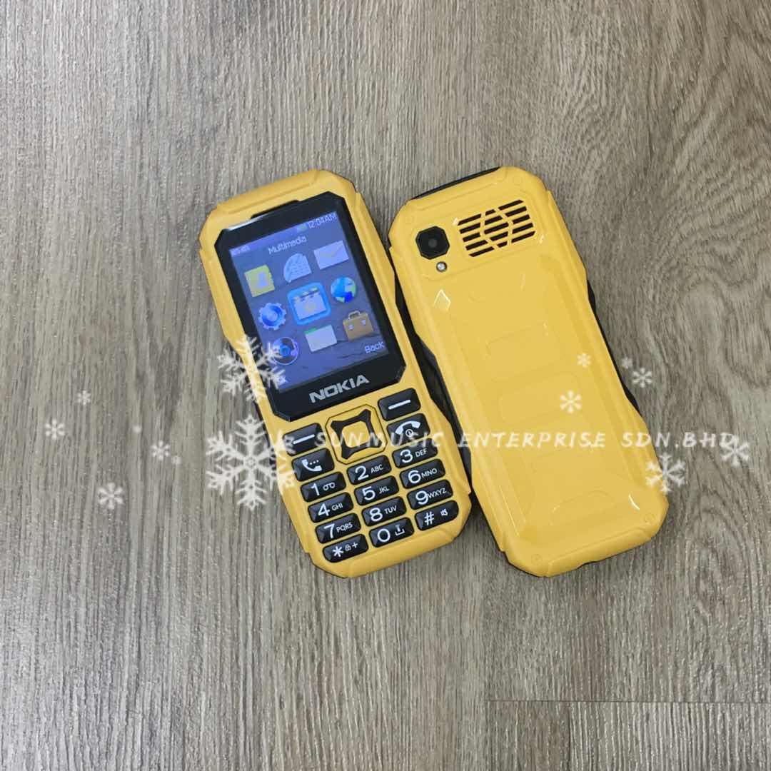 (Yellow)NOKIA D1 DUAL-SIM BASIC PHONE IMPORT REFURBISHED(READY STOCK)